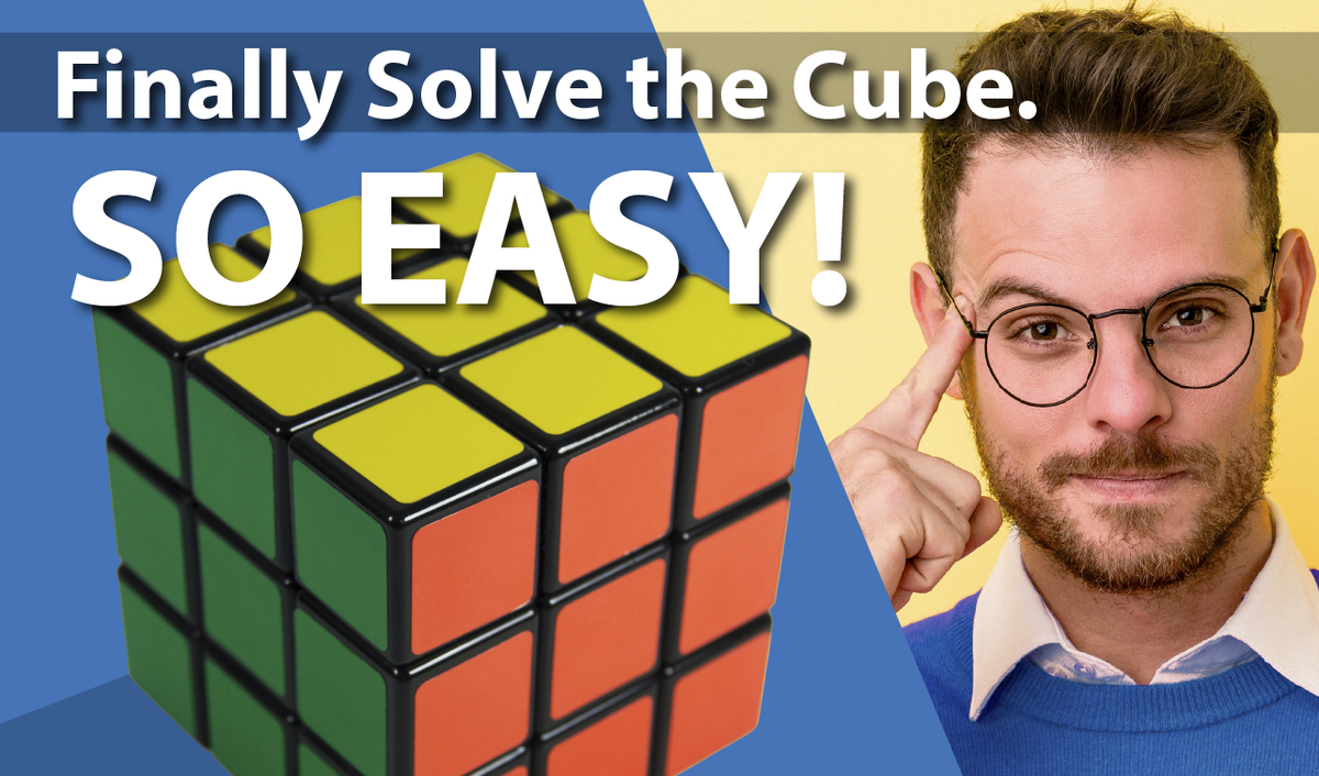 'Video thumbnail for Easiest Solve For a Rubik's Cube | Beginners Guide/Examples | STEP 1'